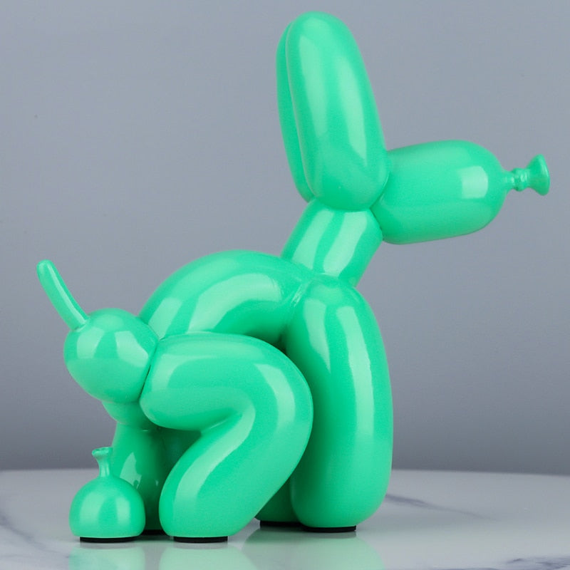 Creative Poop Balloon Dog Statue Home Decoration