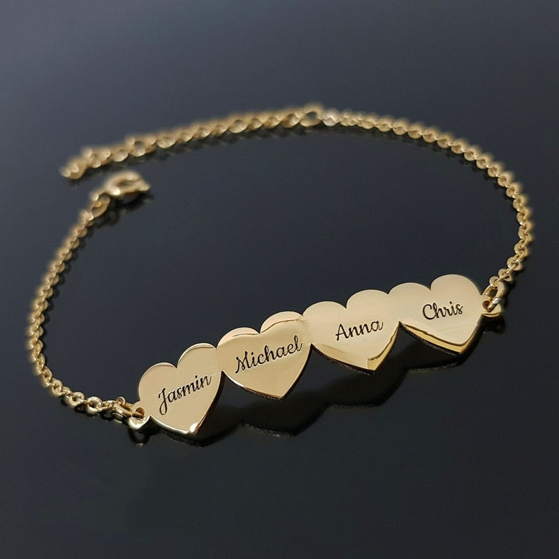 Personalized Family Members Name Bracelet