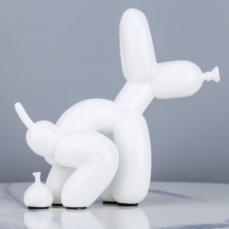 Creative Poop Balloon Dog Statue Home Decoration