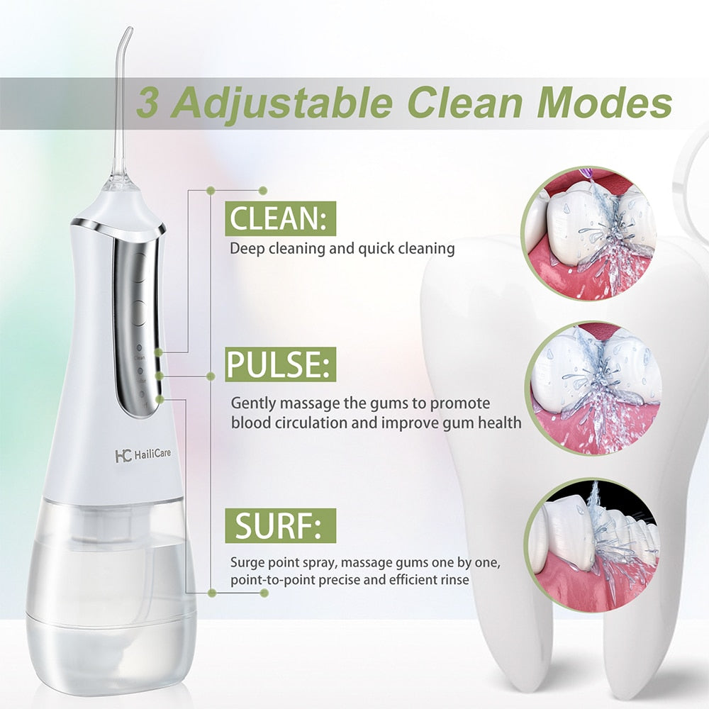 USB Rechargeable Electric Oral Irrigator Tooth Cleaner