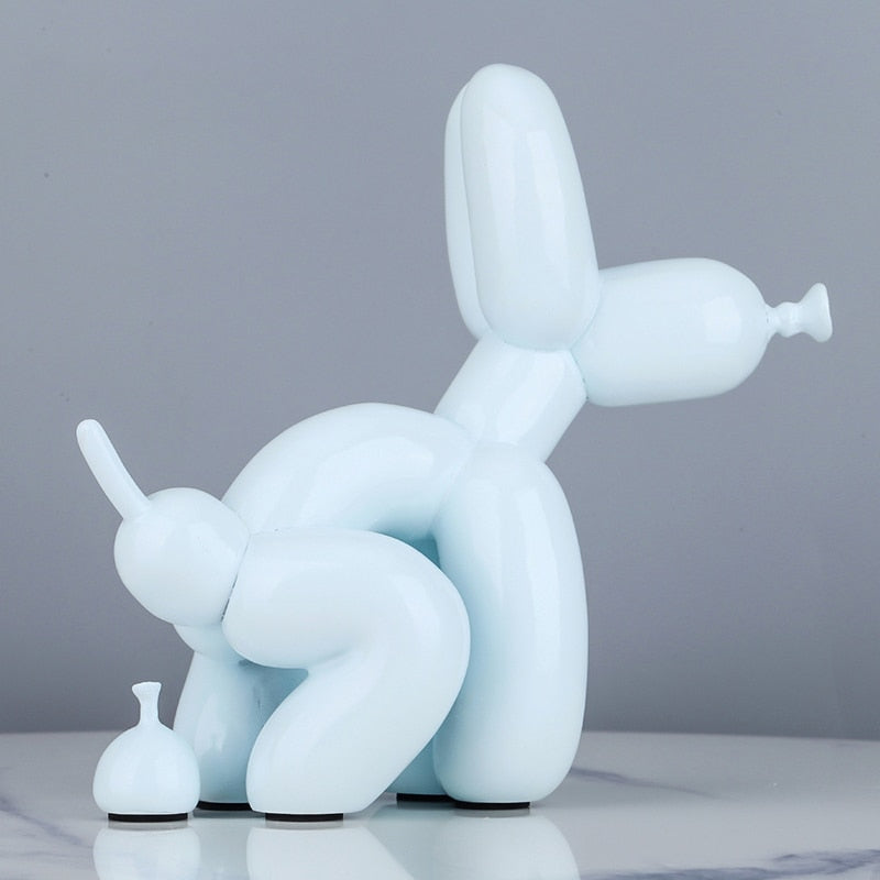 Creative Poop Balloon Dog Statue Home Decoration