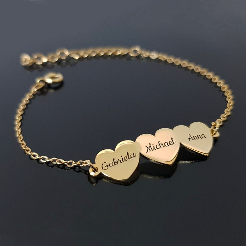 Personalized Family Members Name Bracelet